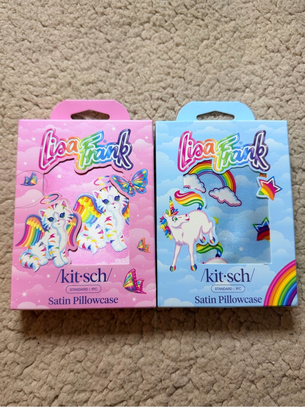 🤍New Kitsch X Lisa Frank  Limited Edition Pillowcase Set🤍